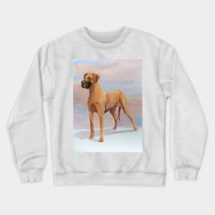 Great dane - yellow Crewneck Sweatshirt